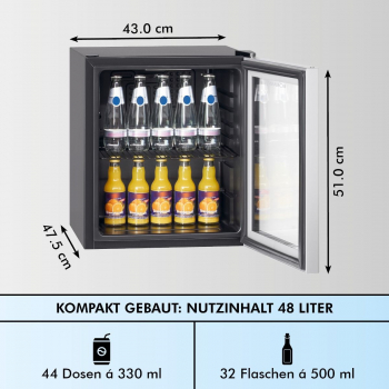 Bomann KSG 7282.1 Flaschenkühlschrank